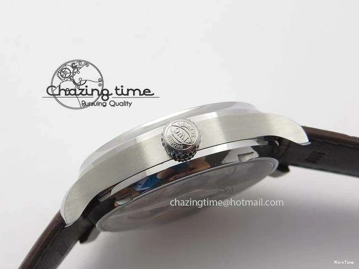 MIROTIME 1228 MoistureWicking Portuguese Real PR IW500704 ZF 1:1 Best Edition On Brown Leather Strap A52010 V 7311